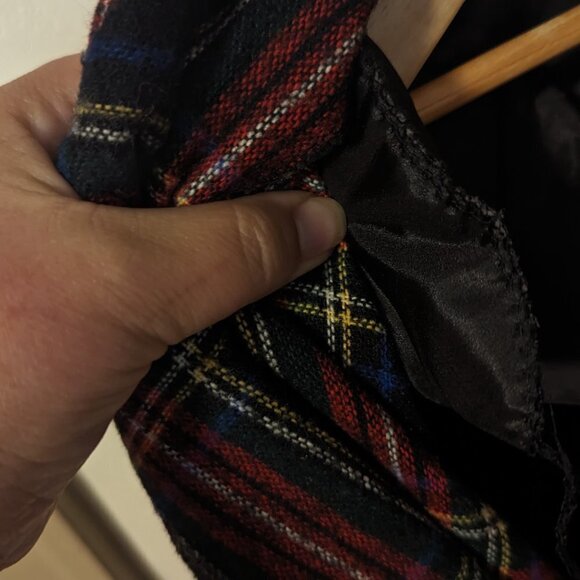 Cabincore Blazer Plaid Vintage Wool Jacket Preppy‎ Heritagecore Academia Tartan - Picture 5 of 7